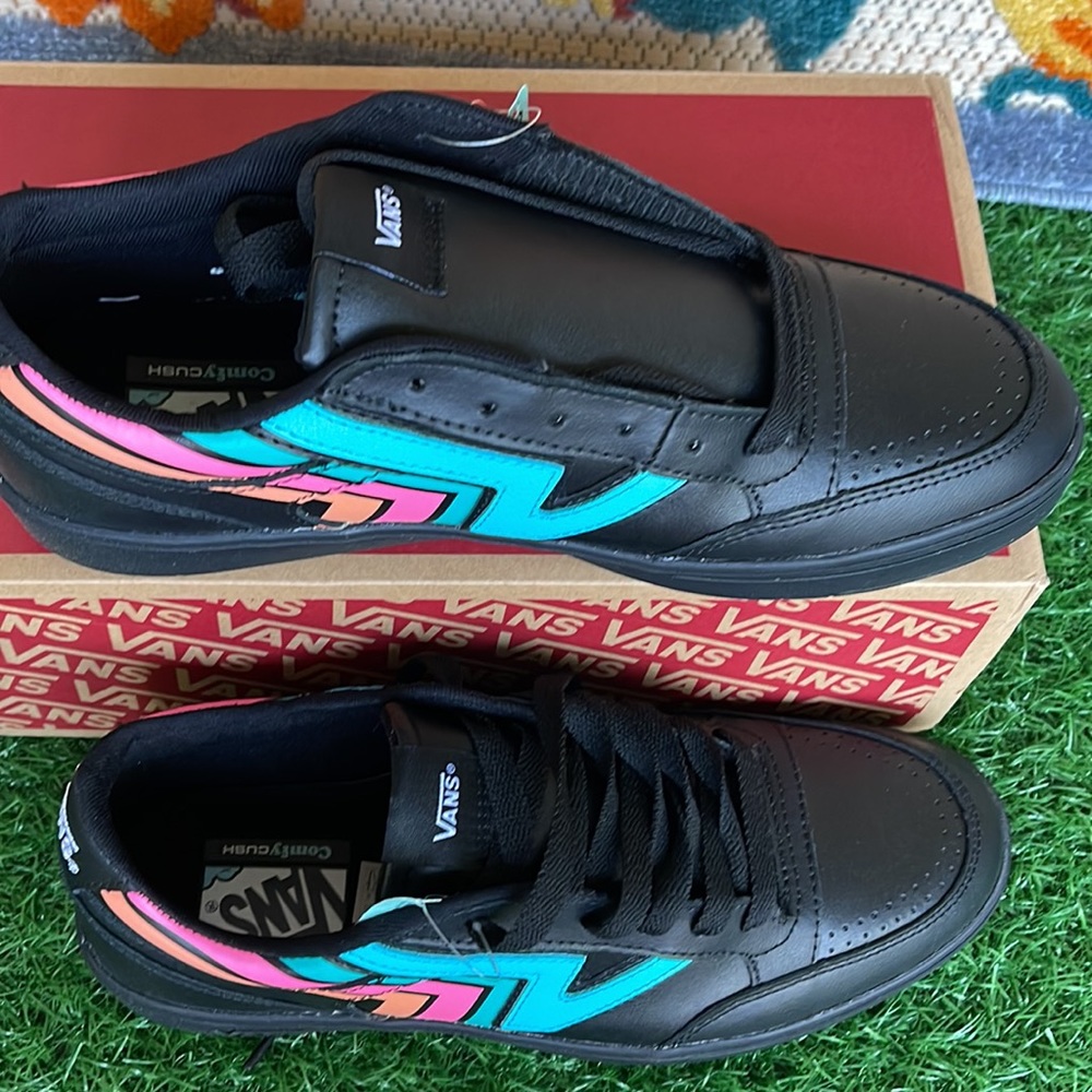 Vans Men’s Lowland Cc Fader Black/Multi sneakers - Picture 3 of 16